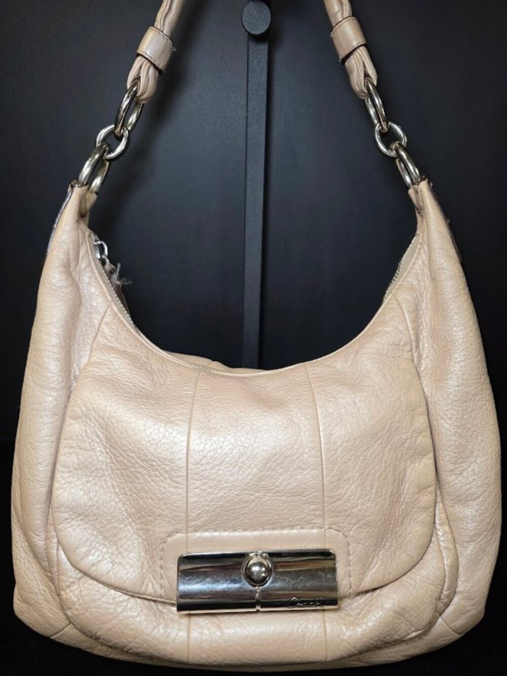 Coach Kristin Leather Hobo Shoulder Bag No. L1026-16808